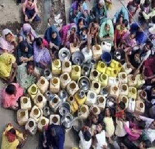 Water shortage in the oval! | ओलमणमध्ये पाणीटंचाई !