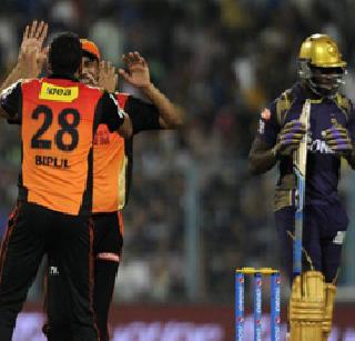 Chasing a target of 168 against Sunrisers Hyderabad | सनरायझर्स हैदराबादसमोर १६८ धावांचे आव्हान Chasing a target of 168 against Sunrisers Hyderabad | सनरायझर्स हैदराबादसमोर १६८ धावांचे आव्हान