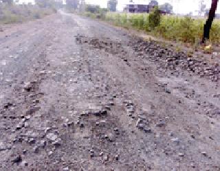 The sunshine of Kanha-Morchpur road | कान्हापूर-मोर्चापूर रस्त्याची दैना