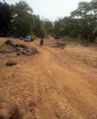 Dangerous journey is starting to bridge the bridge | पुलाअभावी सुरू आहे धोकादायक प्रवास