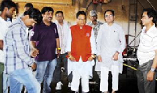 Fire inspection: | आगीची पाहणी :