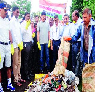 Cleanliness campaign in Lonavla | लोणावळ्यात स्वच्छता अभियान