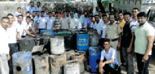 Washout campaign in Anandnagar, Pulfilabhaga | आनंदनगर, पुलफैलभागात वॉशआऊट मोहीम