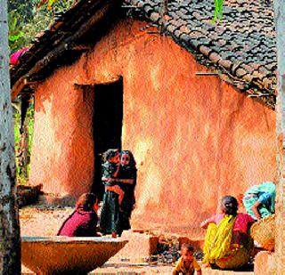 The villager is disinterested in the picture! | ग्रामीण चित्र विदारकच!