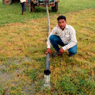 Irrigation through tankers: | टँकरद्वारे सिंचन :