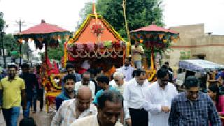 SRIJAGNANATH Rath Yath started in enthusiasm | श्रीजगन्नाथ रथयात्रा उत्साहात सुरु