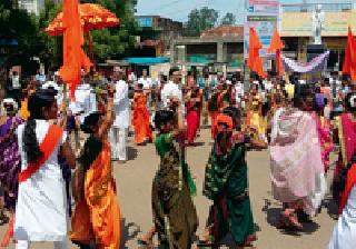 Vitthal-Rakhmai Palkhi's Shobha Yatra | विठ्ठल-रुखमाई पालखीची शोभायात्रा