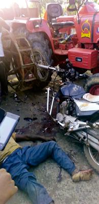 Two-wheeler killer on Rage-Khedi road | रांगी-खेडी मार्गावर दुचाकीस्वार ठार