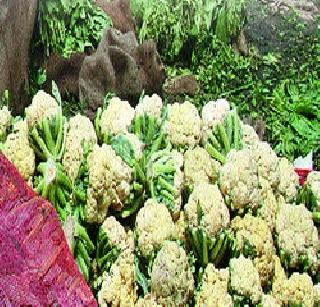 Flower, garlic prices rise | फ्लॉवर, लसणाच्या भावात वाढ