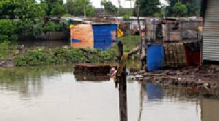 135 downfall of houses | १३५ घरांची पडझड