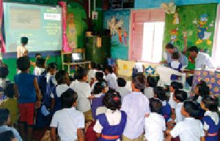 The first school of the digital school in NER has been called | नेरमध्ये डिजीटल शाळेचा पहिला मान मंगरूळला The first school of the digital school in NER has been called | नेरमध्ये डिजीटल शाळेचा पहिला मान मंगरूळला