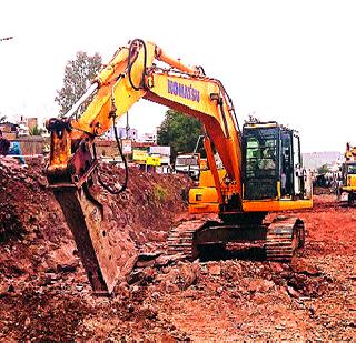 The work of Kivale-Nigdi BRT is still 15 percent | किवळे-निगडी बीआरटीचे काम अद्याप १५ टक्केच