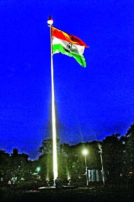 24 hours 'Tricolor' in Police Academy | पोलीस प्रबोधिनीत २४ तास ‘तिरंगा’