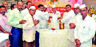 Shriram Shete: Kadwa Kamgar, members felicitated on behalf of members | श्रीराम शेटे : कादवा कामगार, सभासदांच्या वतीने सत्कार