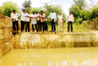 Hormonate of Cement Nala Bandh | सिमेंट नाला बंधाऱ्याचे जलपूजन