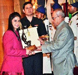 Navi Mumbai's girl Arjuna Award winner | नवी मुंबईची कन्या ‘अर्जुन पुरस्कारा’ची मानकरी Navi Mumbai's girl Arjuna Award winner | नवी मुंबईची कन्या ‘अर्जुन पुरस्कारा’ची मानकरी