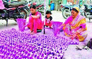 Due to drought on the hive | पोळ्यावर दुष्काळाचे सावट