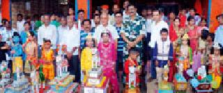 The enthusiasm of poles and tanh | ठिकठिकाणी पोळा व तान्हा पोळ्याचा उत्साह