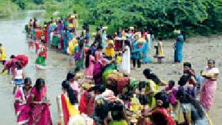 Gauri worship: | गौरींचे पूजन : Gauri worship: | गौरींचे पूजन :