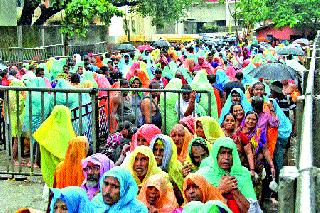 Trimmakal remained silent | त्र्यंबकला संततधार कायम Trimmakal remained silent | त्र्यंबकला संततधार कायम