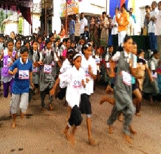 6743 participants in Ganeshotsav Marathon | गणेशोत्सव मॅरेथॉनमध्ये ६७४३ स्पर्धक