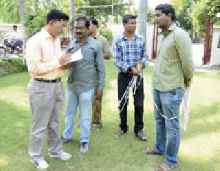 Rangoli lawn, Mars office measurement | रंगोली लॉन, मंगल कार्यालयाचे मोजमाप