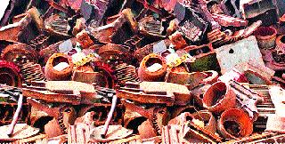 Increase in pollution due to scrat shops | भंगार दुकानांमुळे प्रदूषणात वाढ