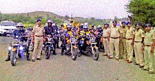 Welcoming the Tiger Rescue Rally from Igatpuri Forest Department | वाघ बचाव रॅलीचे इगतपुरी वनविभागाकडून स्वागत