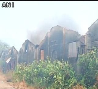 Ghatkopar severe fire, 1 injured | घाटकोपरमध्ये भीषण आग, १ जखमी