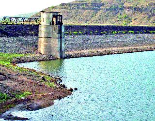 Only 45 percent water stock in Bhojapur Dam | भोजापूर धरणात केवळ ४५ टक्के पाणीसाठा