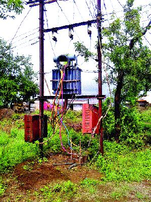 Rohitat Nadurust at Joran | जोरण येथील रोहित्र नादुरुस्त