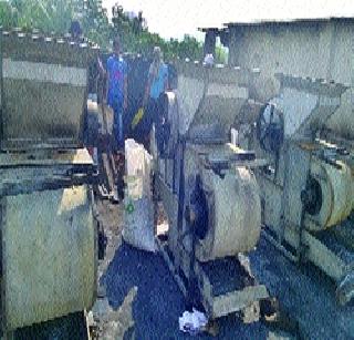 Illegal factories in APMC market | एपीएमसी मार्केटमध्ये अवैध कारखाने