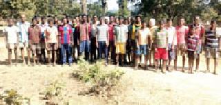 Adivasis of Nelgunda village were beaten by the police | नेलगुंडा गावातील आदिवासींना पोलिसांकडून बेदम मारहाण