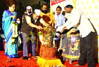 Tulsi marriages start at home from traditional way | घरोघरी पारंपरिक पद्धतीने तुलसी विवाहाला सुरुवात Tulsi marriages start at home from traditional way | घरोघरी पारंपरिक पद्धतीने तुलसी विवाहाला सुरुवात