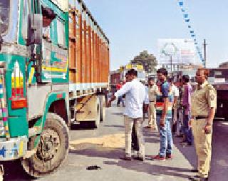 Woman crushed, husband serious | महिलेला चिरडले, पती गंभीर