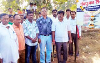 Bhumi Pujan of 7 crore 88 lakh works | ७ कोटी ८८ लाखांच्या कामांचे भूमिपूजन Bhumi Pujan of 7 crore 88 lakh works | ७ कोटी ८८ लाखांच्या कामांचे भूमिपूजन