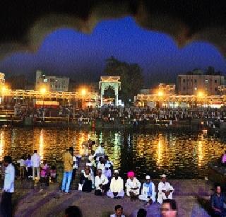 The gathering of the Vaishnavas gathering for Indraaniyani | इंद्रायणीकाठी जमला वैष्णवांचा मेळा