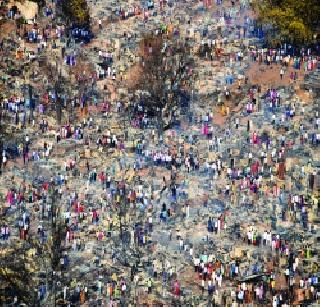 Agnitandav in the city of Kandivali | कांदिवलीतील दामूनगरात अग्नितांडव