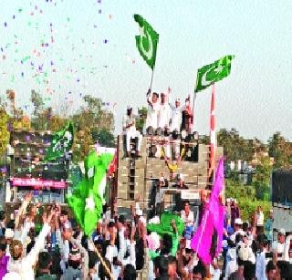 Procession with enthusiasm in Bhosari, Nehrunagar, Masulkar Colony | भोसरी, नेहरुनगर, मासूळकर कॉलनीत उत्साहात जुलूस