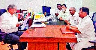 Appeal: Officials of the staes along with Rajabhau Waje have taken a meeting | निवेदन : राजाभाऊ वाजे यांच्यासह स्टाईसच्या पदाधिकाऱ्यांनी घेतली भेट