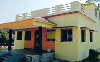 Construction of Model Gram Panchayat building in Kanhalgaon | कान्हळगावात मॉडेल ग्रामपंचायत इमारतीचे बांधकाम