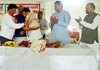 Raju Buck, BJP's new District President | राजू बकाने भाजपचे नवे जिल्हाध्यक्ष