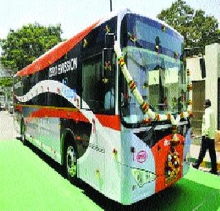 Battery bus running in Pune | पुण्यात धावणार बॅटरीवरील बस Battery bus running in Pune | पुण्यात धावणार बॅटरीवरील बस