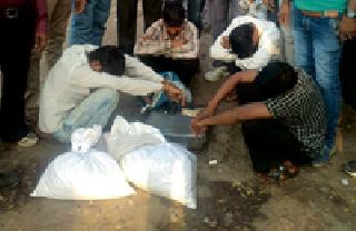 The four arrested for the transport of Ganja | गांजाची वाहतूक करणाऱ्या चौघांना अटक The four arrested for the transport of Ganja | गांजाची वाहतूक करणाऱ्या चौघांना अटक