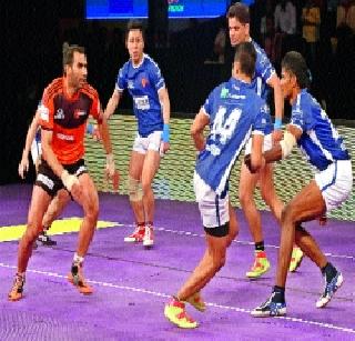 U Mumba occupies the top spot by defeating Delhi | दिल्लीचा पराभव करून यू मुंबाचा अव्वल स्थानावर कब्जा U Mumba occupies the top spot by defeating Delhi | दिल्लीचा पराभव करून यू मुंबाचा अव्वल स्थानावर कब्जा