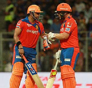 IPL 9 - The hat-trick of Gujarat Lions | IPL 9 - गुजरात लॉयन्सची हॅट्ट्रिक