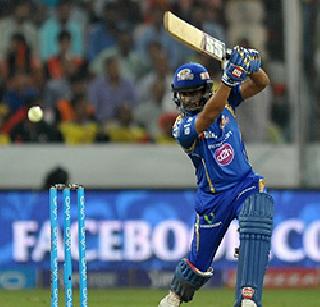 Mumbai Indians' Sunrisers Hyderabad set a target of 143 | मुंबई इंडियन्सचे सनरायझर्स हैदराबादला १४३ धावांचे आव्हान Mumbai Indians' Sunrisers Hyderabad set a target of 143 | मुंबई इंडियन्सचे सनरायझर्स हैदराबादला १४३ धावांचे आव्हान