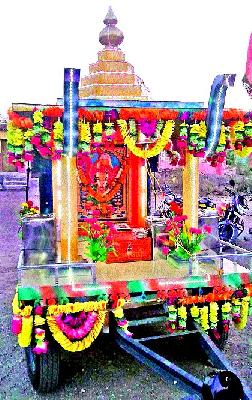 The departure of Vavi to the fort | वावी ते गड पदयात्रेचे प्रस्थान