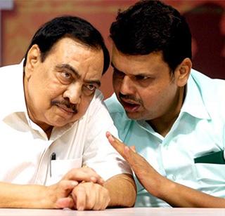 Eknath Khadseneni took the meeting of Chief Minister | एकनाथ खडसेंनी घेतली मुख्यमंत्र्यांची भेट
