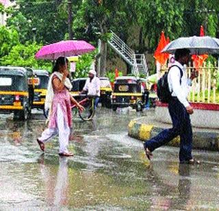 Collegians experienced rainy season | कॉलेजिअन्सने अनुभवली पावसाची रिमझिम